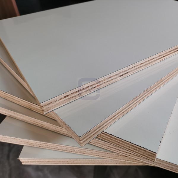 HW Luxury Design White Waterproof HPL Surface Coated Plywood Board
